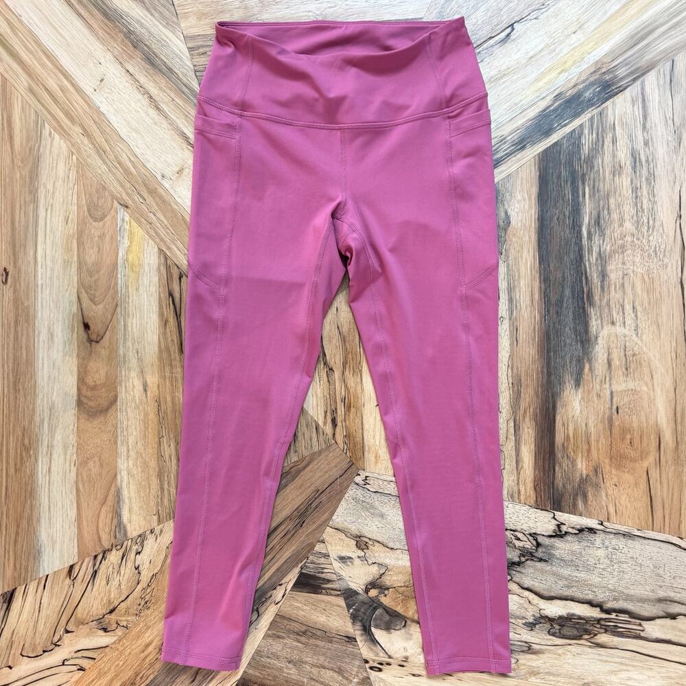 Z by Zella Live In High Rise Pocket Leggings in Berry Pink - Medium - Yoga